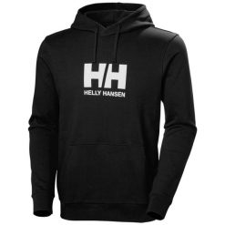 Bluza Męska Helly Hansen Hh Logo 3.0. Czarne bluzy męskie Helly Hansen, na jesień, m, bez wzorów, z bawełny, z kapturem. Za 359.00 zł.