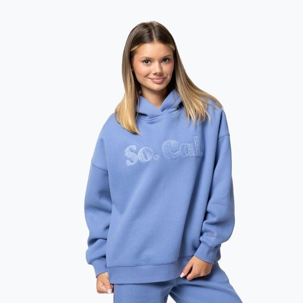 Bluza damska Pitbull So Cal Hooded. Niebieskie bluzy damskie PITBULL, l, bez wzorów, z bawełny, bez kaptura. Za 199.99 zł.