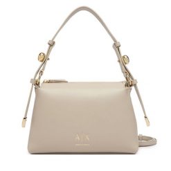 Torebka Armani Exchange. Brązowe torebki do ręki damskie Armani Exchange, bez wzorów, klasyczne, bez dodatków. Za 614.99 zł.