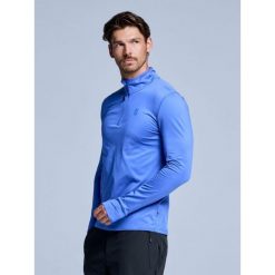 Bluza narciarska - Męska - Arctic 2.0 - Ballpoint Blue. Niebieskie bluzy męskie POEDERBAAS, m, bez wzorów, z elastanu, bez kaptura, narciarskie. Za 234.14 zł.