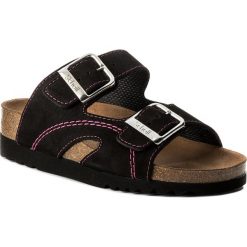 Klapki SCHOLL - Moldava Wedge Ad F27131 1160 350 Black/Fuchsia. Czarne klapki damskie Scholl, z materiału. W wyprzedaży za 209.00 zł.