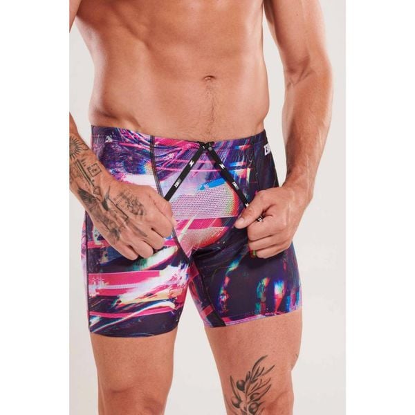 Bokserki na basen Zerod Glitcher. Kąpielówki męskie ZEROD, m, bez wzorów, do pływania. Za 205.00 zł.