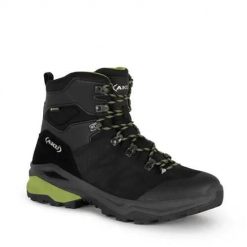 Buty trekkingowe męskie Aku 490388. Czarne trekkingi męskie Aku, na zimę, za kostkę, trekkingowe, gore-tex. Za 798.00 zł.