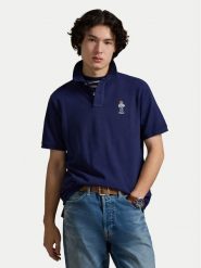 Polo Ralph Lauren Polo 710B14620001 Granatowy Classic Fit. Niebieskie koszulki polo męskie Polo Ralph Lauren, m, bez wzorów, z bawełny, bez ramiączek. Za 1,199.00 zł.