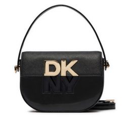 Torebka DKNY. Czarne torebki do ręki damskie DKNY, bez wzorów, klasyczne, bez dodatków. Za 739.99 zł.