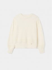 Mayoral Sweter 7.302 Écru Regular Fit. Swetry dla dziewczynek Mayoral, bez wzorów, z syntetyku, bez kołnierzyka, bez ramiączek, bez kaptura. Za 179.99 zł.