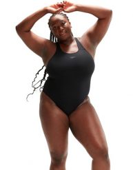 Strój kąpielowy jednoczęściowy damski na basen Speedo Medalist. Czarne kostiumy jednoczęściowe damskie Speedo, s, bez wzorów, z materiału, sportowe, na fitness i siłownię. Za 149.49 zł.