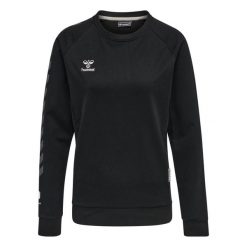 Damska bluza bawełniana Hummel Move Grid. Czarne bluzy damskie Hummel, xl, bez wzorów, z bawełny, bez kaptura, na fitness i siłownię. Za 228.50 zł.
