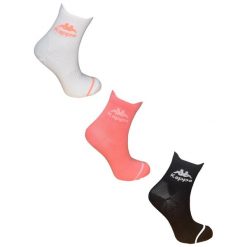 Pudełko 20 trójpaków skarpetek 2/3 Kappa 19890959 Wielokolorowe. Czarne skarpety damskie Kappa, bez wzorów. Za 605.99 zł.