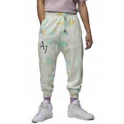 Spodnie sportowe męskie Nike Air Jordan. Białe spodnie sportowe męskie Nike, na lato, m, bez wzorów, z bawełny. Za 278.00 zł.