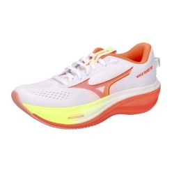 Buty do biegania damskie Mizuno Wave Rider 30. Białe obuwie sportowe damskie Mizuno, bez wzorów, z materiału, do biegania, mizuno wave. Za 779.99 zł.