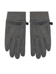Calvin Klein Rękawiczki LV04D8039G Szary. Szare czapki i kapelusze damskie Calvin Klein, bez wzorów, z dzianiny. Za 169.99 zł.