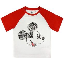 Disney Koszulka Dziecięca Mickey Mouse 104 Biały/Czerwony. Bluzki dla dziewczynek Disney. Za 35.00 zł.