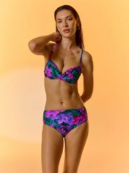 4F Góra od bikini damska - multikolor S. Brązowe bikini damskie 4f, na lato, s, bez wzorów. W wyprzedaży za 49.99 zł.