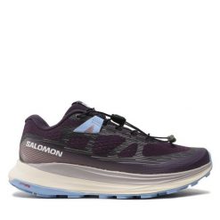 Buty do biegania Salomon. Fioletowe obuwie sportowe damskie Salomon, bez wzorów, do biegania. Za 399.99 zł.