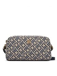 Tommy Hilfiger Torebka Th Grace Camera Bag Jacquard AW0AW18864 Granatowy. Niebieskie torebki do ręki damskie Tommy Hilfiger, bez wzorów, z materiału, bez dodatków. Za 489.99 zł.