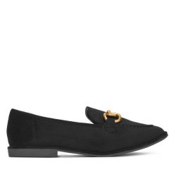 Loafersy DeeZee. Czarne mokasyny damskie DeeZee. Za 119.99 zł.