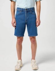 WRANGLER FRONTIER SHORT MĘSKIE SZORTY KRÓTKIE SPODENKI JEANSOWE ROCK BED 112350819 W16W017982. Białe krótkie spodenki sportowe męskie Wrangler, m, bez wzorów, z bawełny, żeglarskie. Za 159.99 zł.