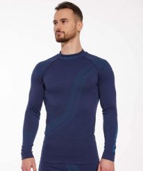 Bluza męska Brubeck THERMO WOOL by Pustelnik. Czarne bluzy męskie Brubeck, l, bez wzorów, z dzianiny, bez kaptura, narciarskie. Za 243.99 zł.