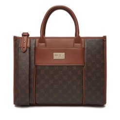 Torebka Nine West. Brązowe torebki do ręki damskie Nine West, bez wzorów, klasyczne, bez dodatków. Za 369.99 zł.