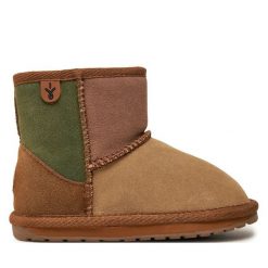 Śniegowce EMU Australia. Brązowe śniegowce dziewczęce Emu Australia, bez zapięcia. Za 349.99 zł.