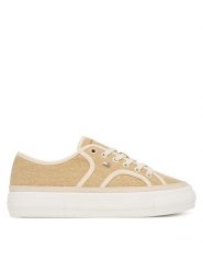 Tommy Hilfiger Tenisówki Platform Vulc Piping FW0FW09394 Żółty. Żółte trampki i tenisówki damskie Tommy Hilfiger, bez wzorów, z materiału, bez zapięcia. Za 409.99 zł.