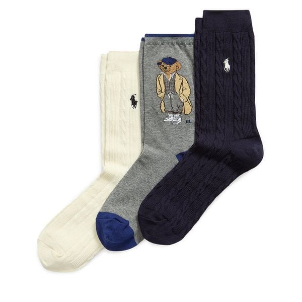 Skarpety długie Polo Ralph Lauren. Skarpety damskie Polo Ralph Lauren, bez wzorów. Za 139.99 zł.