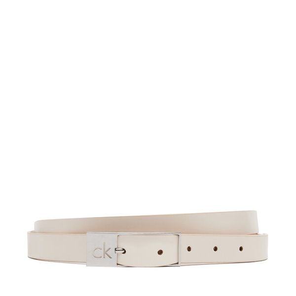 Pasek Damski Calvin Klein. Białe paski damskie Calvin Klein, bez wzorów. Za 109.99 zł.