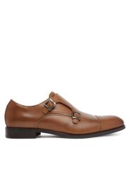 Aldo Półbuty Zelasien 13963683 Brązowy. Brązowe półbuty na co dzień męskie Aldo, ze skóry, wizytowe, bez zapięcia. Za 399.99 zł.