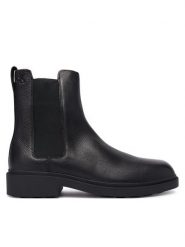 Calvin Klein Sztyblety Dress Lug Chelsea Boot Lth YM0YM01389 Czarny. Czarne botki męskie Calvin Klein, bez wzorów, ze skóry, bez zapięcia. Za 679.99 zł.