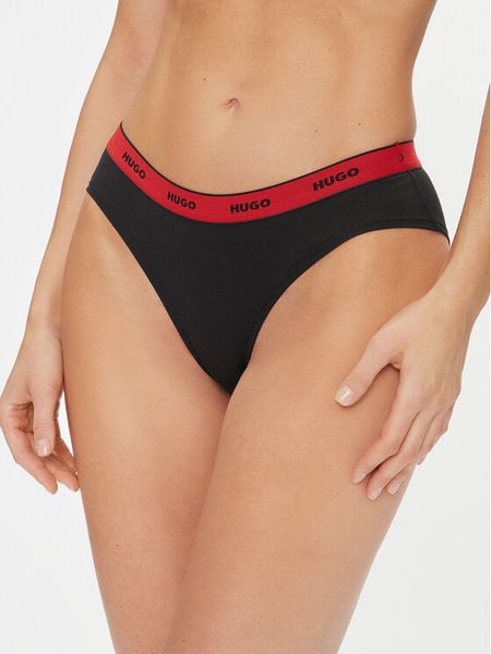 Hugo Figi klasyczne 50510624 Czarny. Czarne figi damskie Hugo, xs, bez wzorów, z bawełny. Za 59.99 zł.