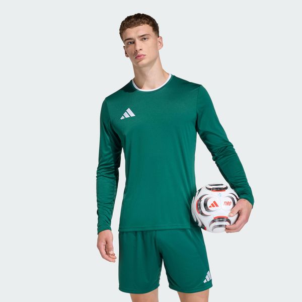 Koszulka Entrada26 Long Sleeve Jersey. Białe koszulki sportowe męskie Adidas, xl, z aplikacjami, z dzianiny, bez kołnierzyka, bez ramiączek, do piłki nożnej, climacool (adidas). Za 76.99 zł.