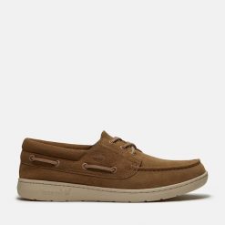 Timberland Port Boat Shoe MDBEI Mokasyny męskie. Brązowe mokasyny męskie Timberland, na lato, z gumy, casualowe. Za 609.99 zł.