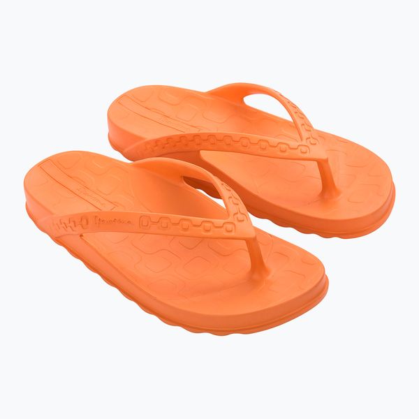 Japonki damskie Ipanema Duo Sunset. Brązowe klapki damskie Ipanema, bez wzorów, z materiału, sportowe, bez obcasa. Za 83.99 zł.