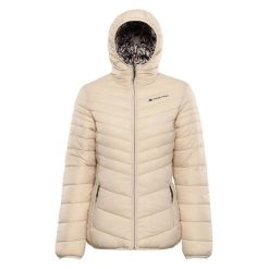 Damska kurtka z kapturem Alpine Pro Eroma. Brązowe kurtki damskie Alpine Pro, bez wzorów, z puchu, z kapturem. Za 319.00 zł.