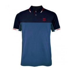 Koszulka minimalistyczna męska Barça z kołnierzykiem. Koszulki sportowe męskie FC Barcelona, m, bez wzorów, bez kołnierzyka, bez ramiączek, do piłki nożnej. W wyprzedaży za 187.63 zł.