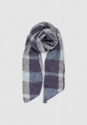 Szalik Kobieta ONLY Onllima New Check Cc. Niebieskie szaliki i chusty damskie Only, bez wzorów, z poliesteru, eleganckie. Za 106.15 zł.