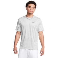 Koszulka męska Under Armour Tech Vent SS. Szare buty sportowe męskie Under Armour, bez zapięcia, na fitness i siłownię. Za 169.99 zł.