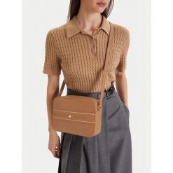 Torebka Beverly Hills Polo Club. Brązowe listonoszki damskie Beverly Hills Polo Club, bez wzorów, bez dodatków. Za 249.99 zł.