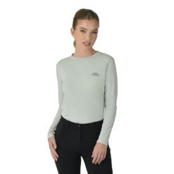 Damska koszulka z długim rękawem Weatherbeeta Relaxed. Niebieskie t-shirty damskie WEATHERBEETA, m, bez wzorów, z materiału, eleganckie, bez kołnierzyka. Za 252.50 zł.