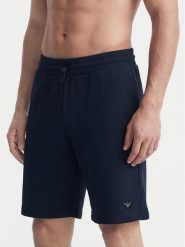 Emporio Armani Underwear Szorty sportowe EM000495 AF19060 UB102 Granatowy. Niebieskie krótkie spodenki sportowe męskie Emporio Armani Underwear, m, bez wzorów, z bawełny. Za 409.99 zł.