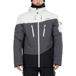 Kurtka narciarska męska Fundango Privet Allmountain. Białe kurtki sportowe męskie Fundango, na zimę, m, bez wzorów, narciarskie. W wyprzedaży za 639.00 zł.