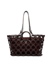 GINO ROSSI Torebka EO-LDA3407B Brązowy. Brązowe torebki do ręki damskie Gino Rossi, bez wzorów, z materiału, bez dodatków. Za 379.99 zł.