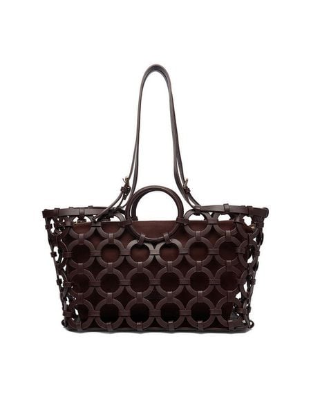 GINO ROSSI Torebka EO-LDA3407B Brązowy. Brązowe torebki do ręki damskie Gino Rossi, bez wzorów, z materiału, bez dodatków. Za 379.99 zł.