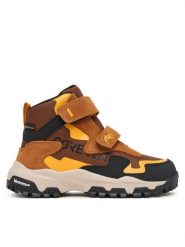 Primigi Śniegowce GORE-TEX 2431000 M Brązowy. Brązowe buty zimowe chłopięce Primigi, bez wzorów, z gore-texu, bez zapięcia. Za 439.99 zł.