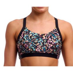 Bikini - top Funkita Hold Steady Crop Top Copper Cluster. Topy damskie FUNKITA, l, bez wzorów, bez kołnierzyka, bez ramiączek. Za 239.00 zł.