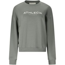 Bluza damska Athlecia Atkins. Niebieskie bluzy sportowe damskie Athlecia, l, bez wzorów, bez kaptura, na fitness i siłownię. Za 215.50 zł.