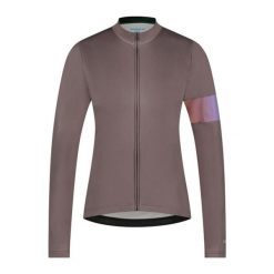 VERTEX Jersey z długim rękawem i nadrukiem, Smoky Topaz. Brązowe buty sportowe męskie Shimano, z jersey, bez zapięcia, rowerowe. Za 489.90 zł.