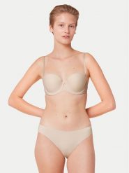 Triumph Biustonosz bardotka Pure Micro 10217872 Écru. Biustonosze Triumph, bez wzorów, z syntetyku. Za 119.00 zł.