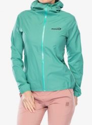 Kurtka przeciwdeszczowa damska Inov-8 Stormshell FZ V2. Zielone kurtki damskie Inov-8, m, bez wzorów, z materiału, bez kaptura, do biegania. Za 373.99 zł.